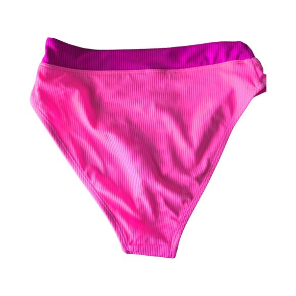 Pink two tone swim bottoms - Picture 2 of 2